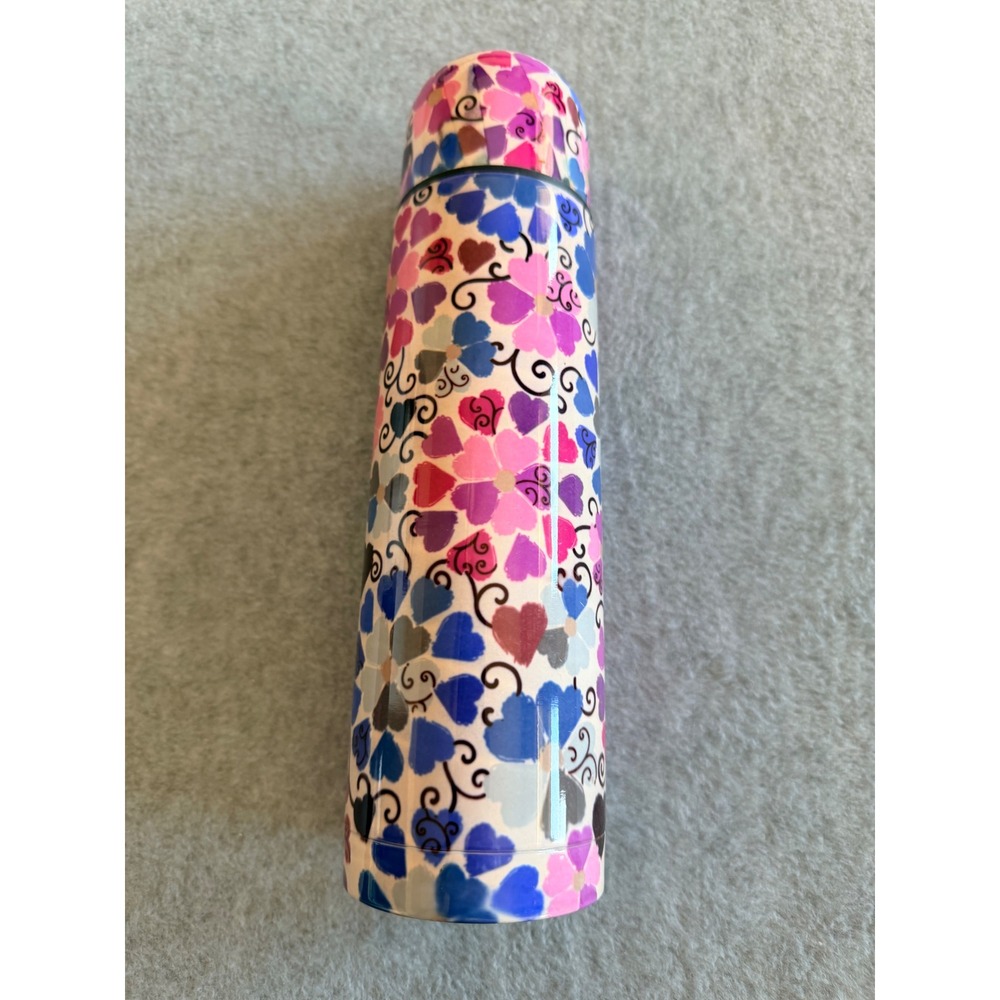 Brighton Color of Love Heart Floral‎ Stainless Steel Vacuum Flask Tumbler 17oz